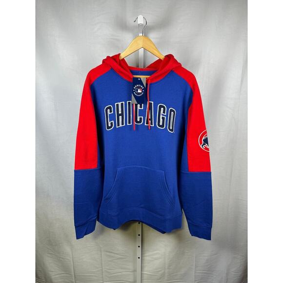 Majestic Other - Majestic Chicago Cubs Genuine Hoodie Sweatshirt NEW Men's Size Large
